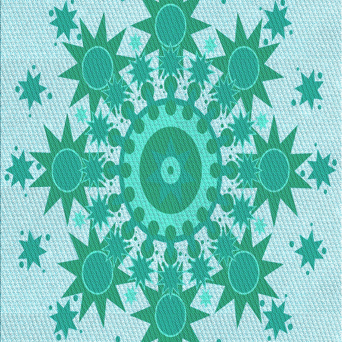 Patterned Blue Rug, pat1908lblu