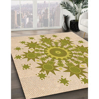 Patterned Khaki Gold Rug, pat1908org