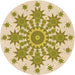 Square Patterned Khaki Gold Rug, pat1908org