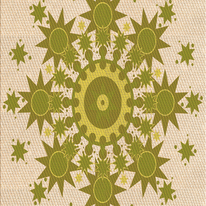 Patterned Khaki Gold Rug, pat1908org