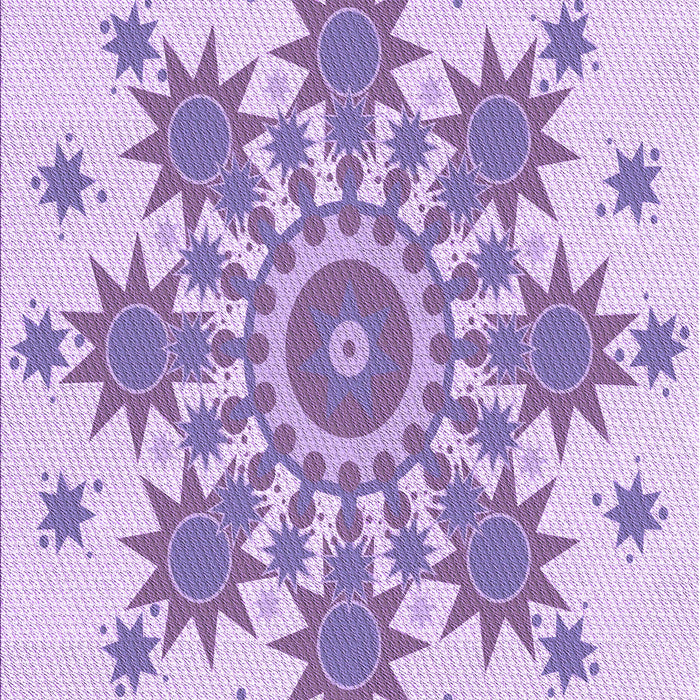 Patterned Blossom Pink Rug, pat1908pur