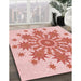 Machine Washable Transitional Orange Rug in a Family Room, wshpat1908rd