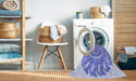 Machine Washable Transitional Periwinkle Purple Rug in a Washing Machine, wshpat1909blu