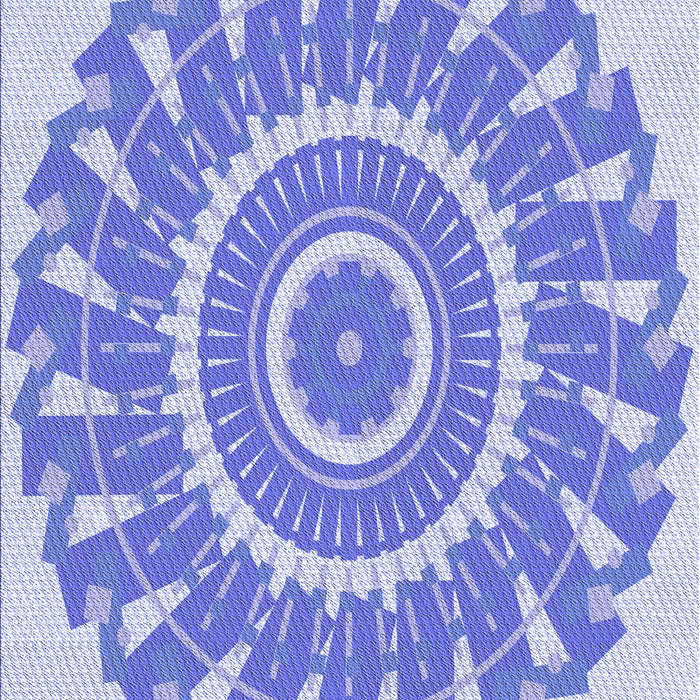 Patterned Periwinkle Purple Rug, pat1909blu