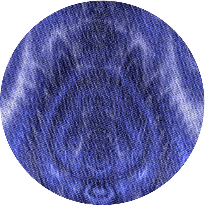 Square Machine Washable Transitional Cobalt Blue Rug in a Living Room, wshpat191blu