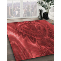 Patterned Red Rug, pat191rd