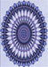 Patterned Deep Periwinkle Purple Rug, pat1910blu