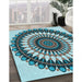 Machine Washable Transitional Blue Rug in a Family Room, wshpat1910lblu