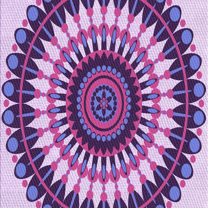 Patterned Dark Magenta Purple Rug, pat1910pur