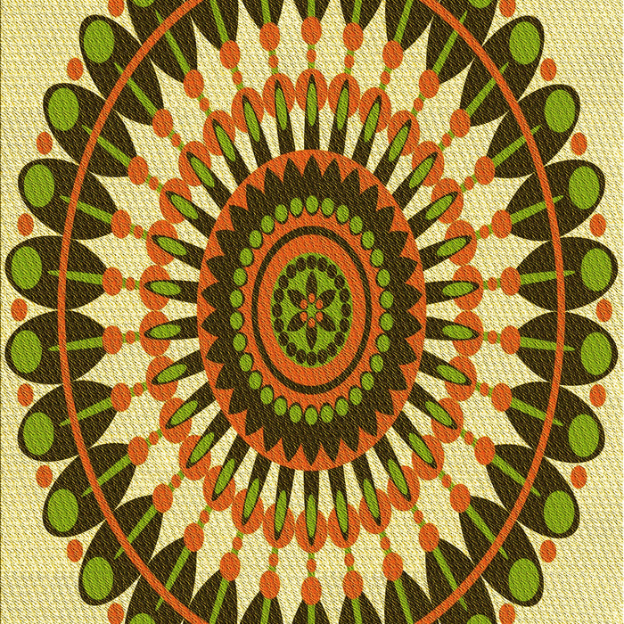 Patterned Dark Bronze Brown Rug, pat1910yw