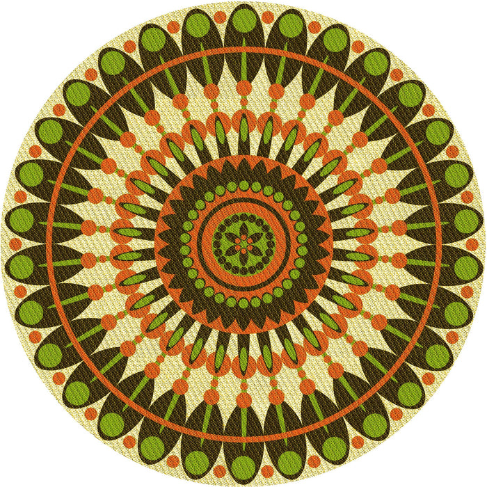 Square Machine Washable Transitional Dark Bronze Brown Rug in a Living Room, wshpat1910yw