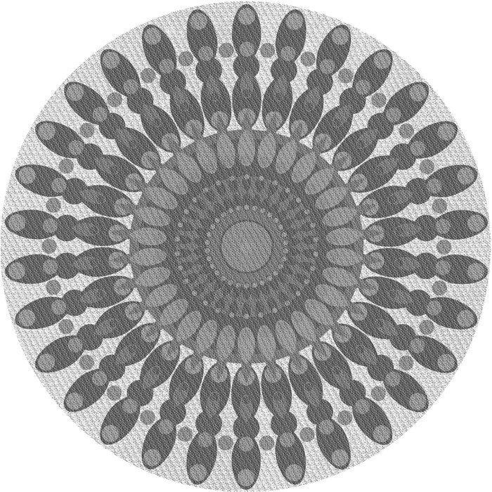 Square Machine Washable Transitional Smokey Gray Rug in a Living Room, wshpat1911gry