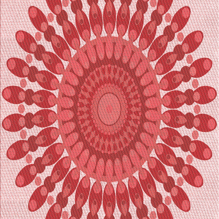 Patterned Pastel Pink Rug, pat1911rd