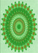 Patterned Jade Green Rug, pat1912grn