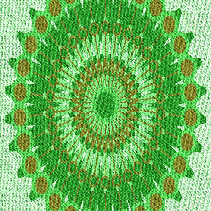 Patterned Jade Green Rug, pat1912grn