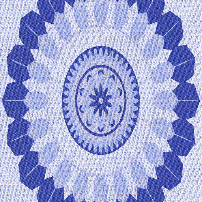 Patterned Blue Rug, pat1913blu