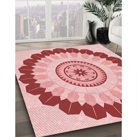 Patterned Red Rug, pat1913rd