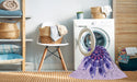 Machine Washable Transitional Mauve Purple Rug in a Washing Machine, wshpat1914pur