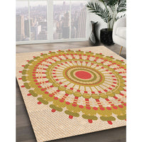 Patterned Orange Rug, pat1915org