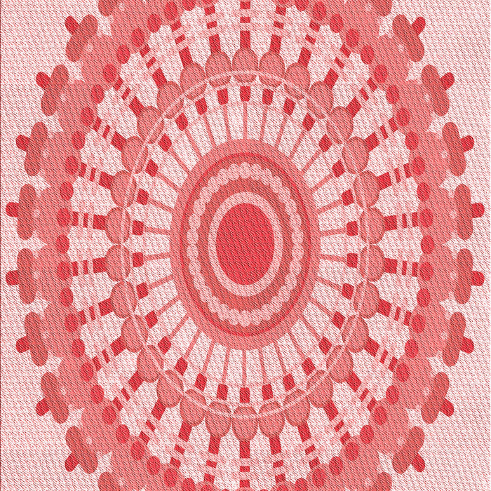Patterned Red Rug, pat1915rd