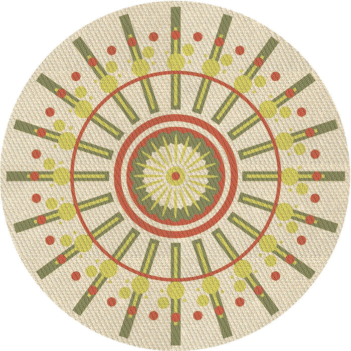 Square Machine Washable Transitional Golden Blonde Gold Rug in a Living Room, wshpat1916brn