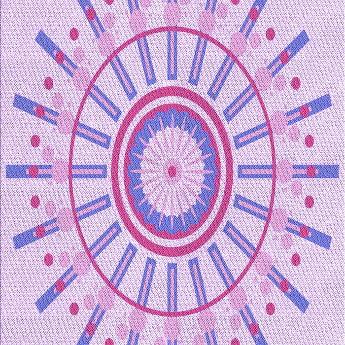 Patterned Purple Rug, pat1916pur
