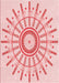 Patterned Light Rose Pink Rug, pat1916rd