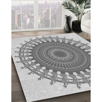 Patterned Silver Gray Rug, pat1917gry