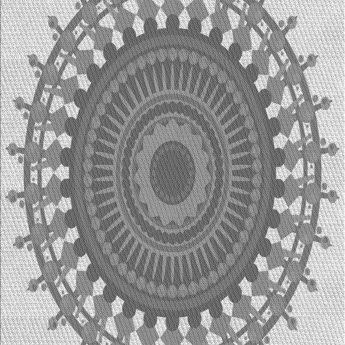 Machine Washable Transitional Silver Gray Rug, wshpat1917gry