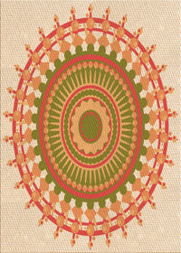 Machine Washable Transitional Orange Rug, wshpat1917org