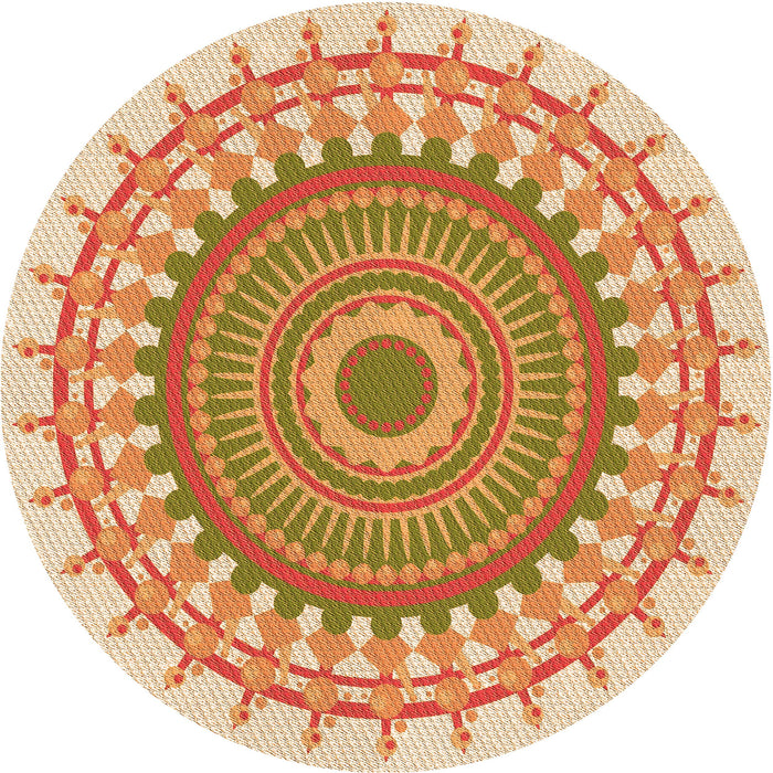 Square Machine Washable Transitional Orange Rug in a Living Room, wshpat1917org