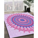 Machine Washable Transitional Mauve Purple Rug in a Family Room, wshpat1917pur