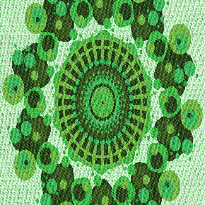 Patterned Forest Green Rug, pat1918grn