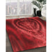 Machine Washable Transitional Red Rug in a Family Room, wshpat192rd