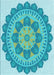 Machine Washable Transitional Light Sea Green Rug, wshpat1920lblu