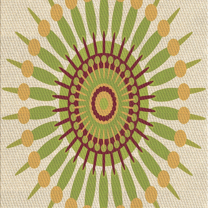 Machine Washable Transitional Khaki Gold Rug, wshpat1921brn