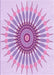 Machine Washable Transitional Purple Rug, wshpat1921pur