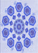 Patterned Blue Rug, pat1922blu