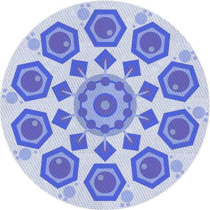 Square Machine Washable Transitional Blue Rug in a Living Room, wshpat1922blu