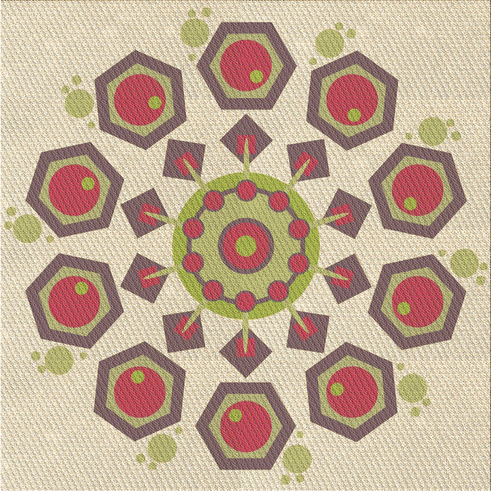 Round Machine Washable Transitional Khaki Gold Rug, wshpat1922brn