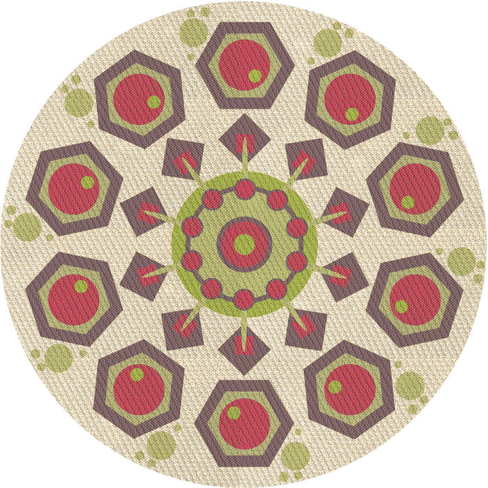 Square Machine Washable Transitional Khaki Gold Rug in a Living Room, wshpat1922brn