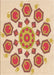 Patterned Khaki Gold Rug, pat1922org