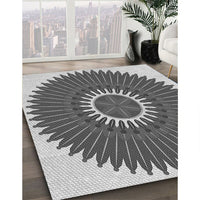 Patterned Silver Gray Rug, pat1923gry