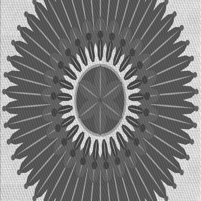 Machine Washable Transitional Silver Gray Rug, wshpat1923gry