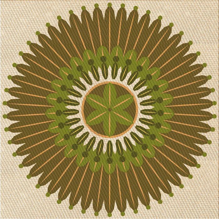 Round Machine Washable Transitional Dark Bronze Brown Rug, wshpat1923org