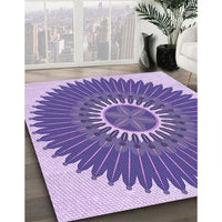 Patterned Amethyst Purple Rug, pat1923pur