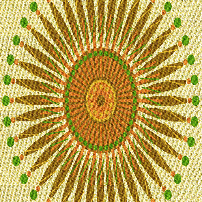 Patterned Sedona Brown Rug, pat1924yw