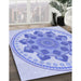 Machine Washable Transitional Light Slate Blue Rug in a Family Room, wshpat1925blu