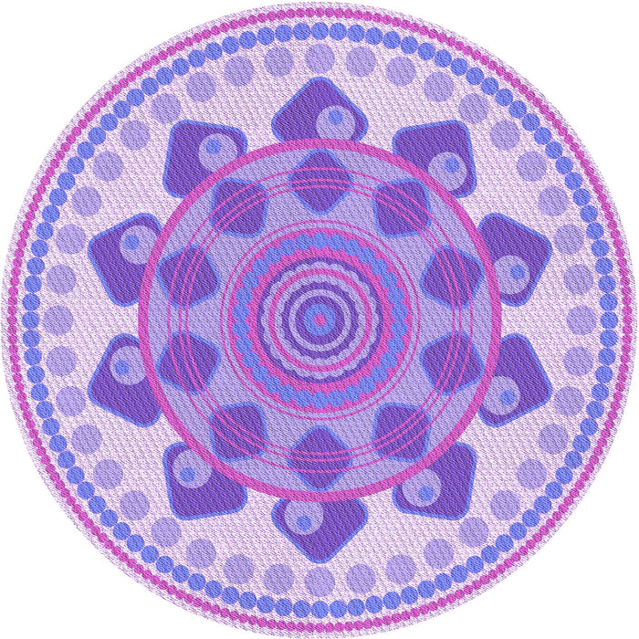 Square Machine Washable Transitional Mauve Purple Rug in a Living Room, wshpat1925pur