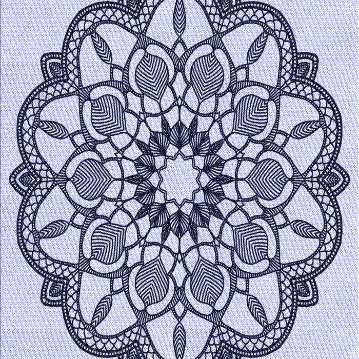 Machine Washable Transitional Lavender Blue Rug, wshpat1926blu